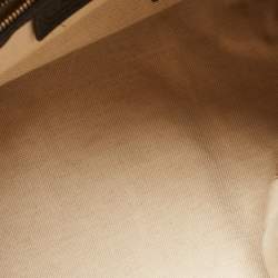 مملوكة مسبقًا حقيبة بوسطن غوتشي فنتدج ويب جلد بنيه متوسطة