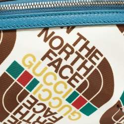 Pre Owned Gucci x The North Face Multicolor Printed Nylon Belt Bag