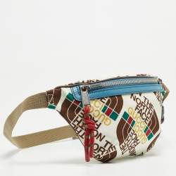 Pre Owned Gucci x The North Face Multicolor Printed Nylon Belt Bag