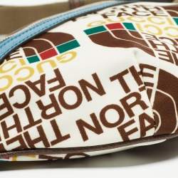Pre Owned Gucci x The North Face Multicolor Printed Nylon Belt Bag