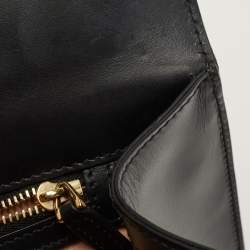 Gucci Black Guccissima Leather Medium Padlock Shoulder Bag