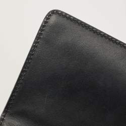 Gucci Black Guccissima Leather Medium Padlock Shoulder Bag