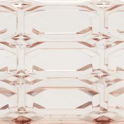 Pre Owned Gucci Clear Brown Plexiglass Aristrographic Box Clutch