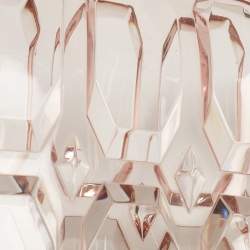 Pre Owned Gucci Clear Brown Plexiglass Aristrographic Box Clutch