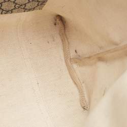 مملوكة مسبقًا Gucci Red/Blue GG Supreme Canvas and Patent Leather Medium Heart Tattoo Joy Tote