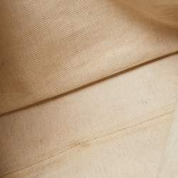 Pre Owned Gucci Ebony/Beige GG Canvas and Leather Techno Tote