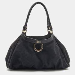 Gucci GG Signature Large Abbey D-Ring Hobo - Neutrals Hobos