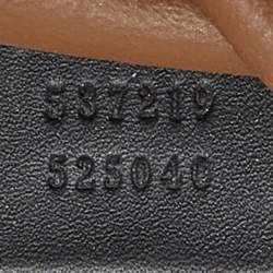 Pre Owned Gucci Brown/Black Suede and Patent Leather Large Rajah Tote