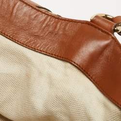 مملوكة مسبقًا Gucci Beige/Brown GG Canvas and Leather Brick Lane Tote