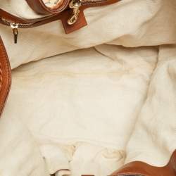 مملوكة مسبقًا Gucci Beige/Brown GG Canvas and Leather Brick Lane Tote