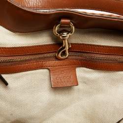 مملوكة مسبقًا Gucci Beige/Brown GG Canvas and Leather Brick Lane Tote