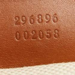 مملوكة مسبقًا Gucci Beige/Brown GG Canvas and Leather Brick Lane Tote