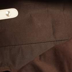 Pre Owned Gucci White/Beige GG Canvas and Leather Princy Tote 