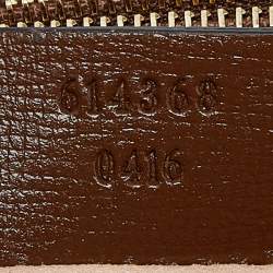 Pre Owned Gucci Beige/Brown GG Supreme Canvas and Leather Clasp Crossbody Bag