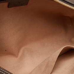 Pre Owned Gucci Beige/Brown GG Supreme Canvas and Leather Small Ophidia Shoulder Bag