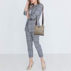 Gucci Beige GG Supreme Canvas Crossbody Bag