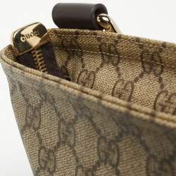Gucci Beige GG Supreme Canvas Crossbody Bag