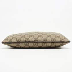 Gucci Beige GG Supreme Canvas Crossbody Bag