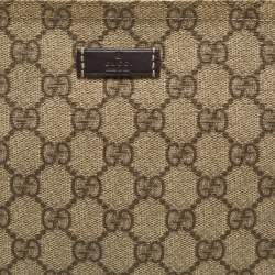 Gucci Beige GG Supreme Canvas Crossbody Bag