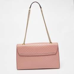 Gucci Pink Microguccisima Leather Medium Emily Shoulder Bag