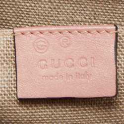 Gucci Pink Microguccisima Leather Medium Emily Shoulder Bag