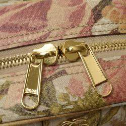 Pre Owned Gucci Multicolour GG Supreme Flora Ophidia Satchel