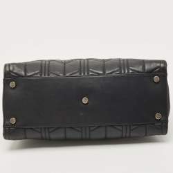 مملوكة مسبقًا Gucci Black Quilted Leather Dionysus Flap Tote