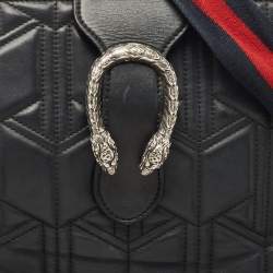 مملوكة مسبقًا Gucci Black Quilted Leather Dionysus Flap Tote