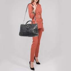 مملوكة مسبقًا Gucci Black Quilted Leather Dionysus Flap Tote