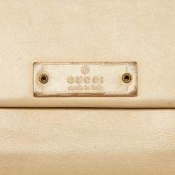 Gucci Cream Leather French Wallet