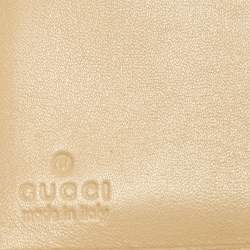 Gucci Cream Leather French Wallet