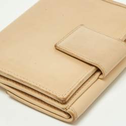 Gucci Cream Leather French Wallet
