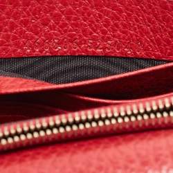 Gucci Red Leather Betty Wallet on Chain