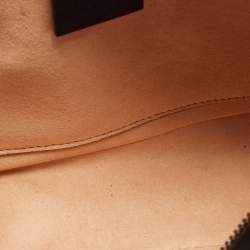 Gucci Black Matelassé Leather Small GG Marmont Camera Bag