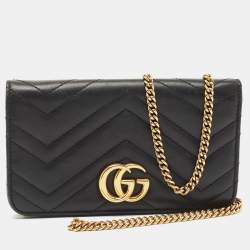 Wallet on sales chain gucci marmont