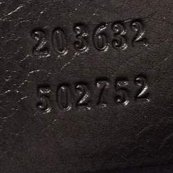 Pre Owned Gucci Black Patent Leather Hysteria Clutch