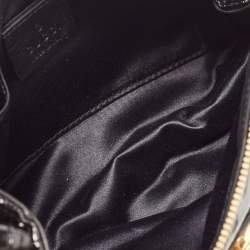 Pre Owned Gucci Black Patent Leather Hysteria Clutch