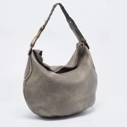 Gucci Pale Green Leather Medium Pelham Hobo 