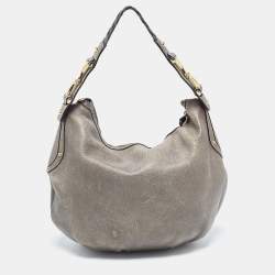 Gucci Pale Green Leather Medium Pelham Hobo 