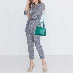 مملوكة مسبقًا Gucci Green Microguccissima Leather  Mini Nice Dome Bag