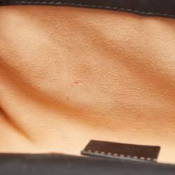 Pre Owned Gucci Black Guccissima Leather Small Padlock Shoulder Bag