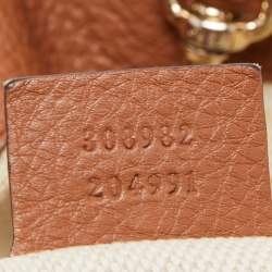 Pre Owned Gucci Brown Leather Medium Soho Chain Shoulder Bag