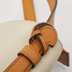 Pre Owned Gucci Tricolor GG Supreme Canvas and Leather Padlock Shoulder Bag