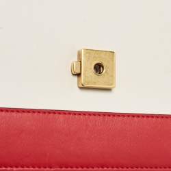 Pre Owned Gucci Tricolor Leather Medium Dionysus Bamboo Top Handle Bag