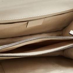 Pre Owned Gucci Tricolor Leather Medium Dionysus Bamboo Top Handle Bag