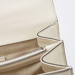 Pre Owned Gucci Tricolor Leather Medium Dionysus Bamboo Top Handle Bag