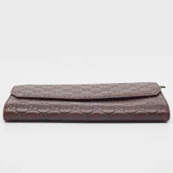 Pre Owned Gucci Brown Guccissima Leather Organizer Clutch