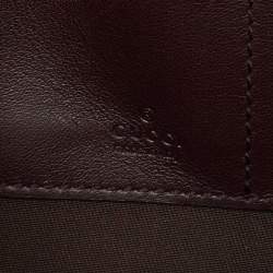 Pre Owned Gucci Brown Guccissima Leather Organizer Clutch