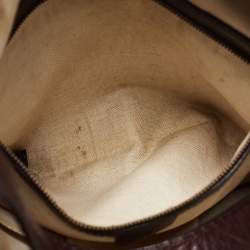 Pre Owned Gucci Beige/Brown GG Canvas and Leather Medium GG Running Hobo       