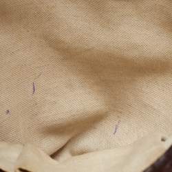 Pre Owned Gucci Beige/Brown GG Canvas and Leather Medium GG Running Hobo       